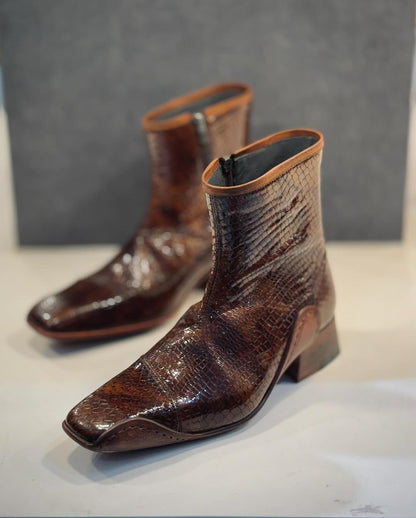 Men's Western Design Leather Boots