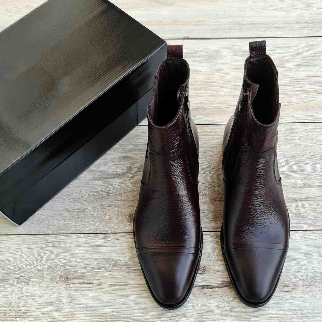 Pointed Toe Men's Leather Shoes