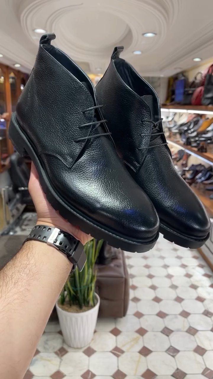 Simple Fashion Men's Leather Boots